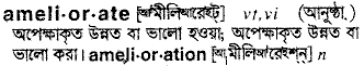 Ameliorate meaning in bengali