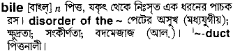 Bile meaning in bengali