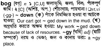 Bog meaning in bengali