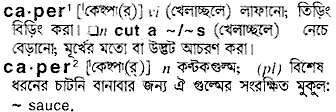 Caper meaning in bengali