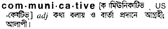 Communicative meaning in bengali