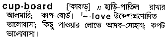 Cupboard meaning in bengali