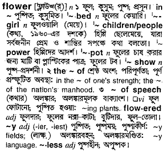 Flower meaning in bengali