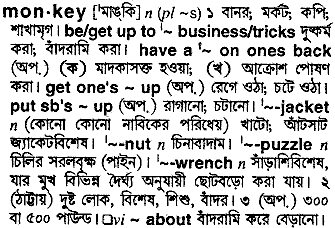 Monkey meaning in bengali