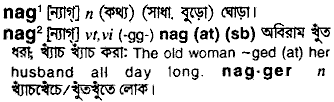 Nag meaning in bengali