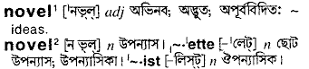 Novel meaning in bengali