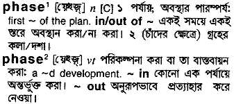 Phase meaning in bengali