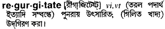 Regurgitate meaning in bengali