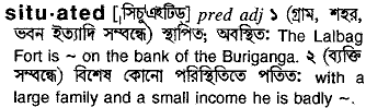 Situated meaning in bengali