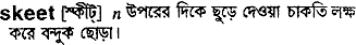 skeet
meaning in bengali