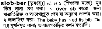 Slobber meaning in bengali