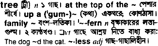 Tree meaning in bengali