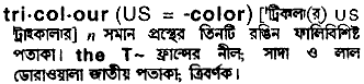 Tricolour meaning in bengali